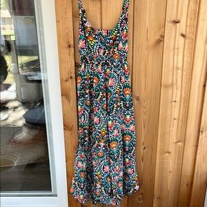 Floral Multicolor Maxi Dress